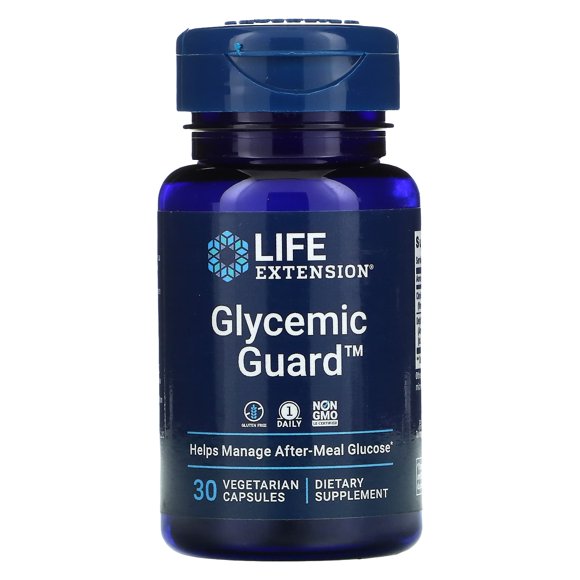Life Extension | Glycemic Guard, 30 Cápsulas, Suplemento para el Apoyo del Azúcar en la sangre