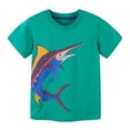 thumbnail image 1 of YTDSCS T-Shirts pour Garçons de 2 à 8 Ans, T-Shirts en Coton à Col Rond pour Tout-Petits, Hauts à Manches Courtes pour Bébés Garçons, 1 of 7