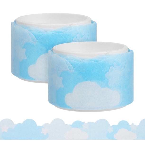 2 rollos de cintas Washi cinta para álbum de recortes cinta adhesiva decorativa cinta Washi estética suministros para diario