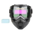 thumbnail image 2 of HILABEE Welding Helmet Anti Splash Dimming Detachable Soldering Protector Face Cover Standard and 10 Lens, 2 of 9