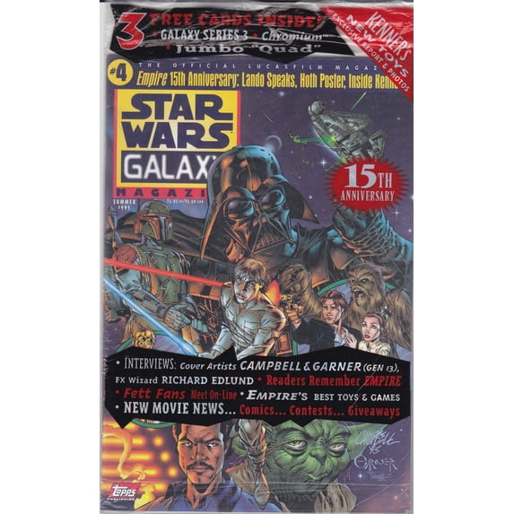 Star Wars Galaxy Magazine #4 (with card) VF ; Topps Comic Book