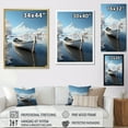 thumbnail image 4 of Designart "White Japon Of Winter I" Cottage Floater Framed Canvas Print, 4 of 7