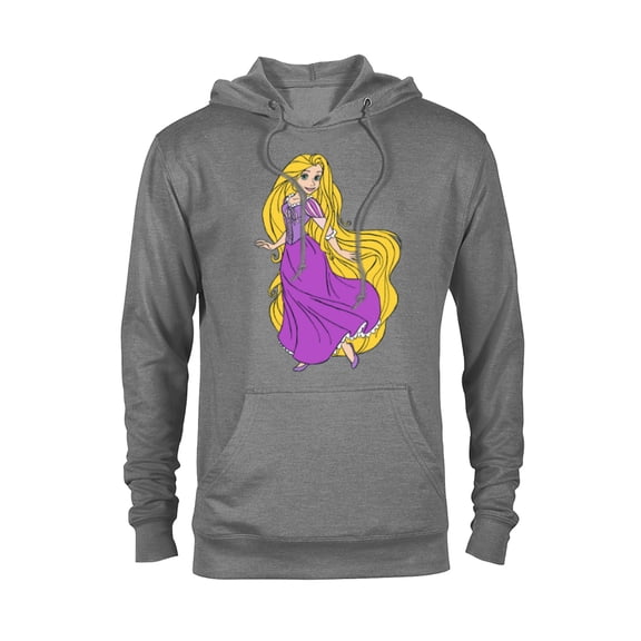 Disney Tangled Princess Rapunzel T-Shirt - Pullover Hoodie for Adults - Customized-Graphite Heather