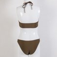 thumbnail image 2 of goowrom Ensemble de Maillots de Bain Fendus pour Femmes à Taille Basse, 2 of 3
