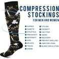 thumbnail image 4 of GZHJMY 1 Pair Gamepad Controller Compression Socks 20-30mmHg Knee High Women Socks Tube Athletic Stockings for Men Sport Soccer Running Cycling Medical Nurse Winter Travel, 4 of 7
