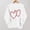 White, variant on mihongmao Valentine T Shirts for Women Round Neck Fall Printed Printed Hoodie Long Sleeved Pink M