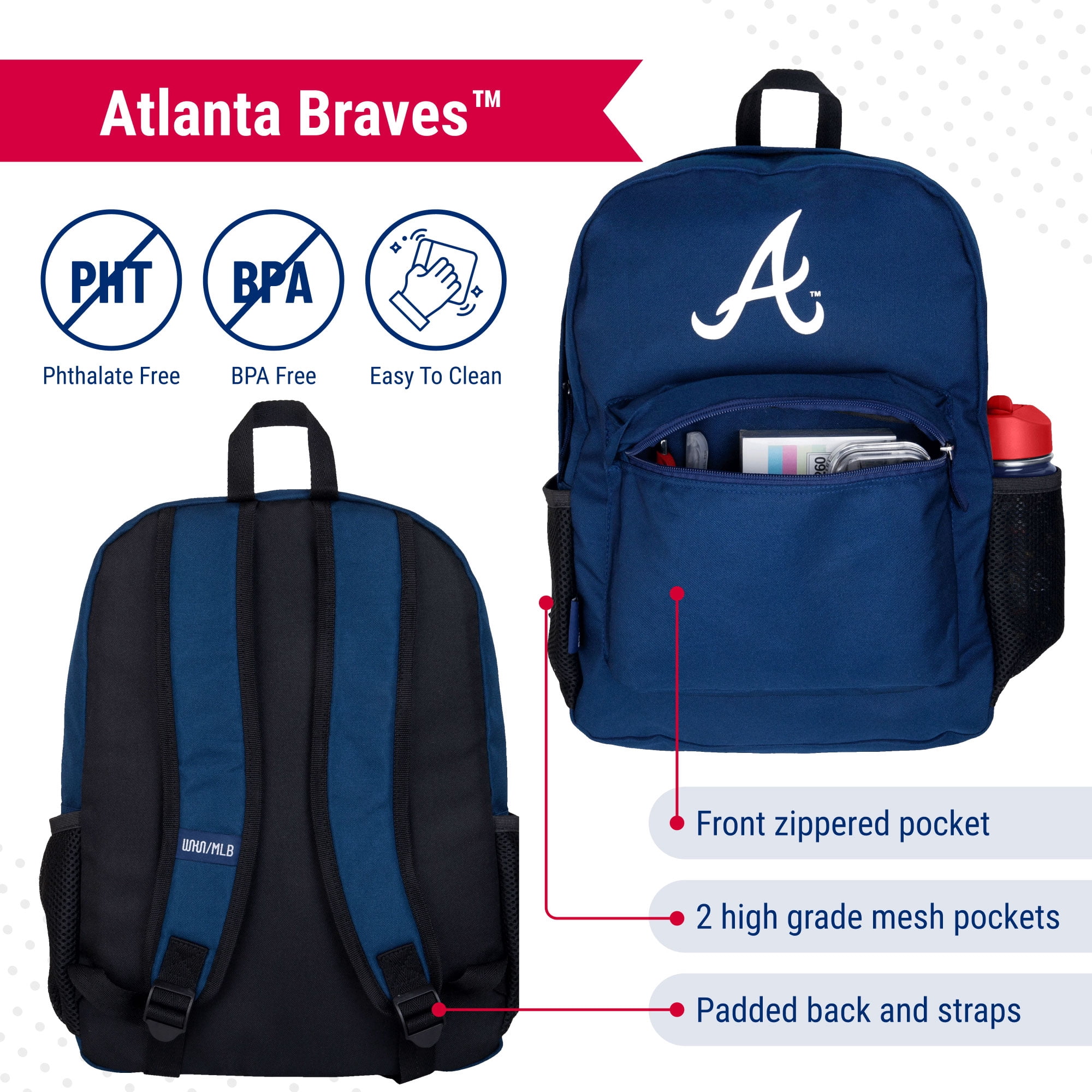 Atlanta Braves™ MLB 16 Inch Backpack