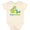 thumbnail image 3 of Inktastic Happy Dinosaur New Big Brother Boys Baby Bodysuit, 3 of 5