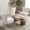 white, variant on RESTWORLD Set of 2 Modern Armless Accent Chairs, Wingback Faux Leather with Gold Legs, Wine Red