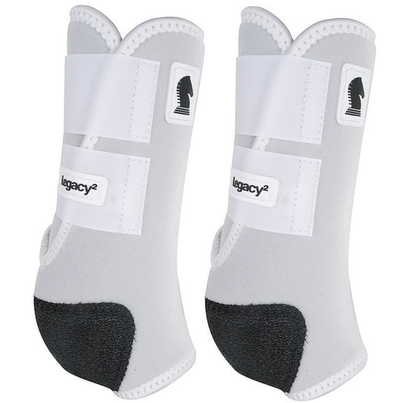 Classic Equine Legacy2 SMB Boots: Ultimate Horse Leg Protection White / XL / Front