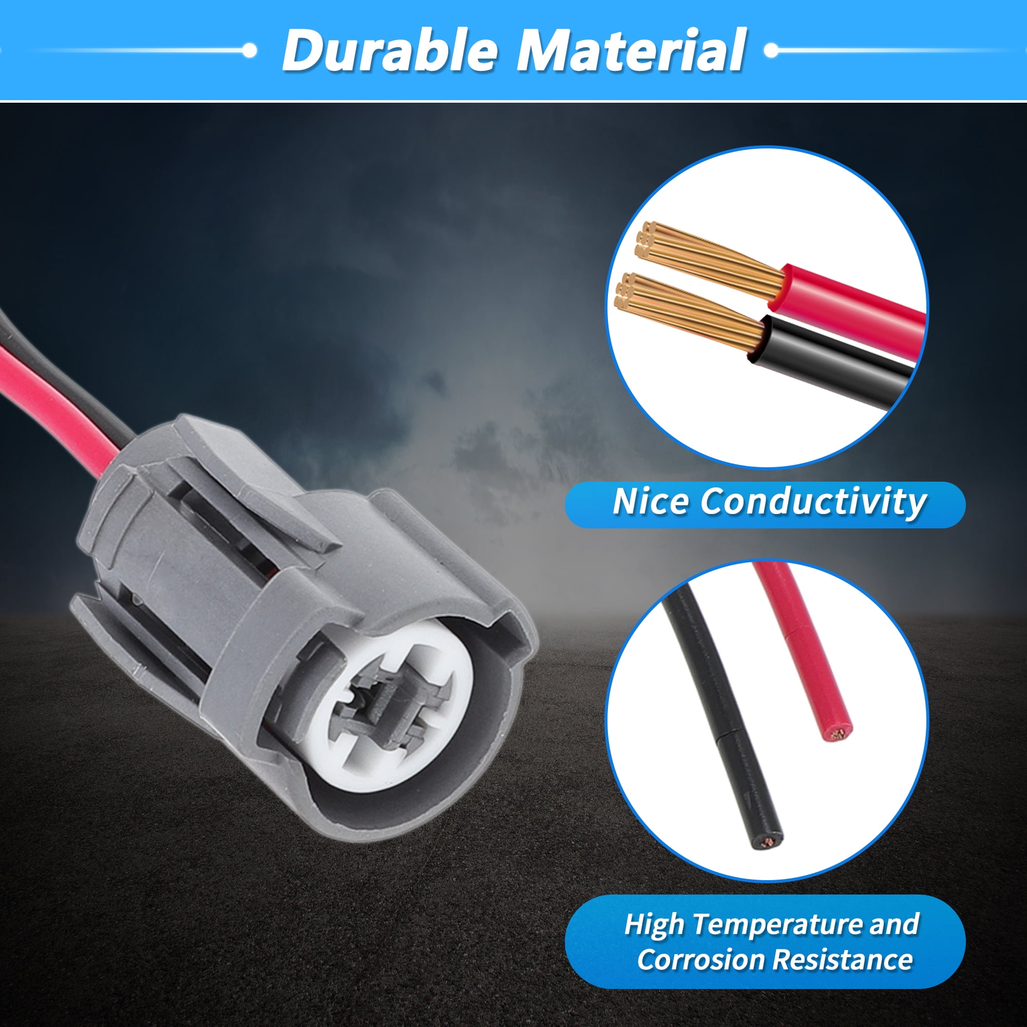 Unique Bargains Coolant Temperature Sensor Connector Pigtail for Honda Accord and CR-V
