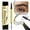 D, variant on Eyebrow Pencil, Microblade Eyebrow Pencil, Natural Hair Like Eyebrows with fork Tip and Brush Tip, Long Lasting Waterproof Smudge Proof Makeup Tool for Precise Grooming
