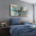 thumbnail image 3 of Aaheei Abstract Wall Art Living Room Bedroom Wall Decor Boho Canvas Wall Art Prints Pictures Modern Brown Blue Wall Art Office Farmhouse Paintings Artwork, 3 of 6