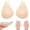 H76-Beige, variant on VFRGHD Adhesive Bras For Women Silicone Invisible Bras Nippless Covers Strapless Backless Push Up Sticky Bra Seamless Comfy Bralettes Soft Tshirt Bras