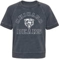 thumbnail image 2 of Girls Juniors Heather Charcoal Chicago Bears Cheer Squad Raglan T-Shirt, 2 of 3