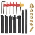 thumbnail image 1 of 21Pcs Lathe Turning Tools  Boring Bar Set ?Lathe Cutting Tools Indexable Lathe Tools Carbide Insert, 1 of 8