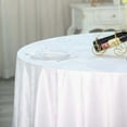 thumbnail image 3 of Efavormart 120" Wholesale Round Tablecloth White Premium Velvet Round Tablecloth For Wedding Party Events, 3 of 5