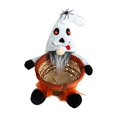 thumbnail image 3 of Cesta para guardar golosinas de Halloween, cesta creativa para guardar refrigerios, almacenamiento de artículos diversos Fantasma, 3 of 9