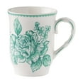 thumbnail image 3 of The Pioneer Woman Agatha 12-Ounce Stoneware Mug, Green, 3 of 6