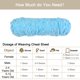 thumbnail image 4 of 3 Ovillos Chenille Hilo Suave Manta Hilo 3x100gr/3.5oz 3x131yds Poliéster Terciopelo Elegante Esponjoso Cielo Azul, 4 of 7