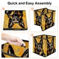 thumbnail image 4 of Shepherd Dog Foldable Storage Cubes with Handle, 10.8"x10.5"x10.6", Large Capacity Storage Containers for Toy Box, 4 of 6