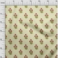thumbnail image 2 of oneOone Viscose Chiffon Light Yellow Fabric Stripe & Floral Block Dress Material Fabric Print Fabric By The Yard 42 Inch Wide, 2 of 4