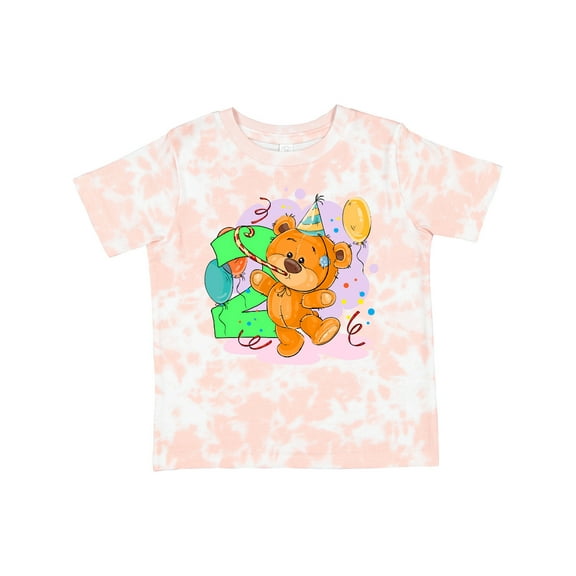 Inktastic 2nd Birthday Teddy Bear Boys or Girls Toddler T-Shirt