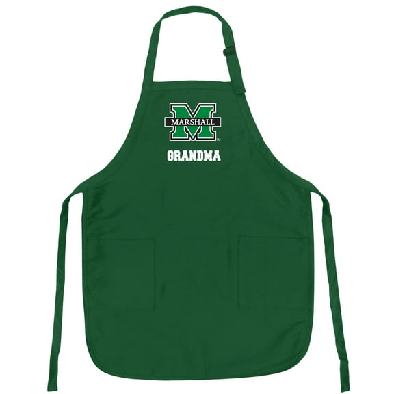 Marshall University Grandma Apron Marshall Grandma APRONS Green