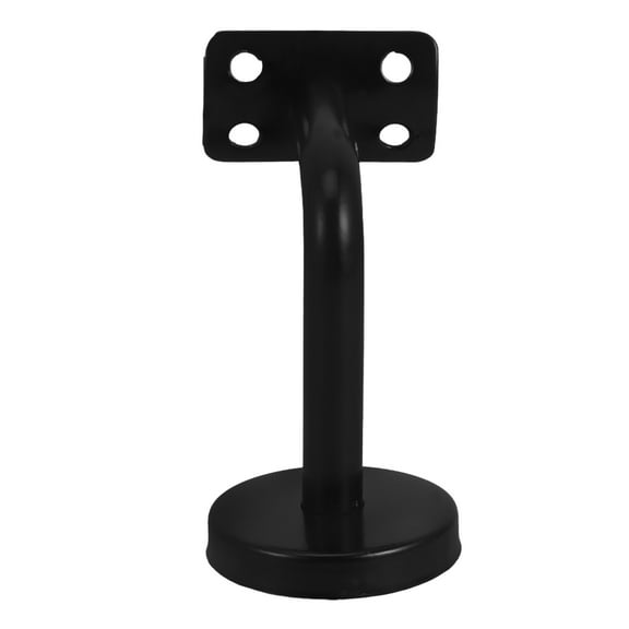 Black Stainless Steel Handrail Bracket for Staircase Durable and Secure Support 1 Piece