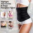 thumbnail image 6 of Adjustable Waist Trainer for Women, Double Belts Neoprene Corset with Zipper, Workout Cincher for Tummy Control & Back Support, 6 of 7