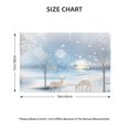 thumbnail image 2 of Placemats Set of 4 / 6, Christmas Deer Placemats for Dining Table Indoor/Outdoors Heat Resistant Washable Placemats 18" x 12", 2 of 8