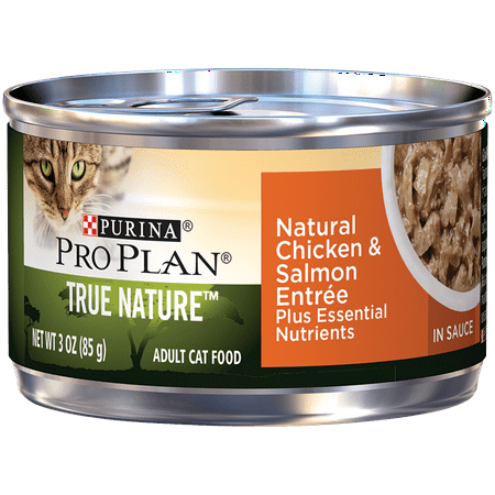 Purina Pro Plan Natural Wet Cat Food, TRUE NATURE Natural Chicken & Salmon Entree in Sauce - (24) 3 oz. Pull-Top (Top Best Dog Food Brands)