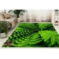 thumbnail image 2 of Flower Rug, Popular Rugs, Front Door Rug, Floral Rug, Pteridophyte Rugs, Fern Rugs, Cool Rugs, Green Rugs, Decorative Rugs, Entry Rug, 1.7'x2.3' - 50x70 cm, 2 of 8