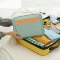 thumbnail image 2 of Neceser COOSKY de viaje colgante para mujer con joyas, color verde, 2 of 8