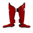 thumbnail image 4 of Espinilleras Fairtex SP5 Muay Thai para hombre, mujer y niño, color rojo, 4 of 5