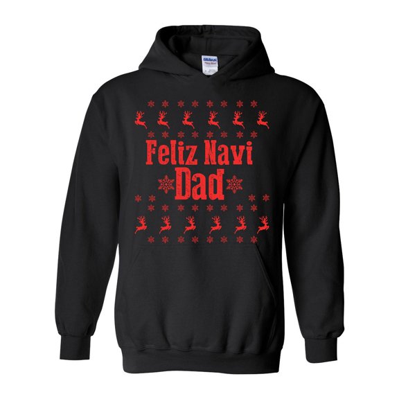 MmF - Women Sweatshirts and Hoodies - Feliz Navidad in Black