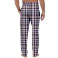 thumbnail image 4 of SnnmBlm Men's Cotton Super Soft Flannel Plaid Pajama Pant Navy XL, 4 of 7