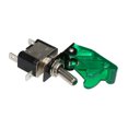 thumbnail image 2 of Car Toggle Switch 12V 20A LED Light Toggle Engine Ignition Switch Switch Button Green Cover, 2 of 8