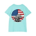 thumbnail image 5 of OKSALE Kids Tshirt Size 14-16 Boys' Funny USA Flag Dinosaur Graphic T-Shirt Red White and Blue Patriotic Tops Soft Cotton T Shirts Cute Stars and Striped Print Tees, 5 of 8