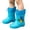 Blue, variant on Eltusu Boys Rain Boots Waterproof, PVC Mid-Calf Non-Slip Lightweight Rain Shoes Yellow Size 13 Little Kids