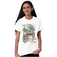 thumbnail image 3 of Tropical Keep Calm and Beach On Crew Neck Short Sleeve Graphic Tee Brisco Brands S, 3 of 5