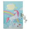 thumbnail image 2 of Jewelkeeper Girls Unicorn Secret Diary with Heart Shaped Lock and Key, Private Journal, 2 of 2