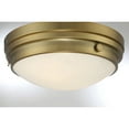 thumbnail image 6 of Lucerne Flush Ceiling Light in Warm Brass, 6 of 9