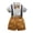 Brown, variant on UngA Toddler Baby Boy Suit Clothes Gentleman Wedding Outfits Long Sleeve Dress Shirt Suspender Pants Bowtie 1-5T Newborn Boy Outfits Brown,4-5 Years