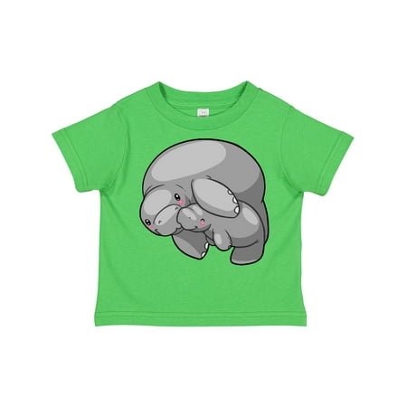 

Inktastic Cute Manatee Family Gift Toddler Boy or Toddler Girl T-Shirt