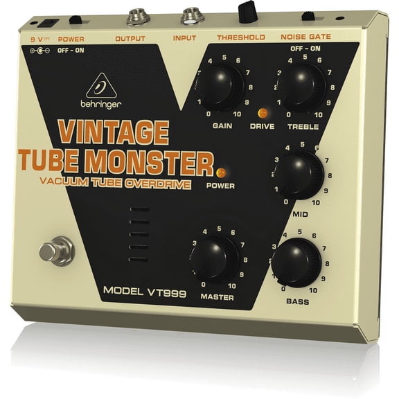 Behringer VINTAGE TUBE MONSTER VT999 Classic Vacuum Tube Overdrive