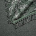 thumbnail image 4 of Mainstays Rustic Designs Green Brier Dot Botanical Cotton Blend Jacquard Knit Tapestry Throw, 50" x 60", 4 of 7