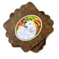 thumbnail image 2 of Carolines Treasures SS8235FC Great Pyrenees Foam Coaster Set of 4 3 1/2 x 3 1/2 multicolor, 2 of 3