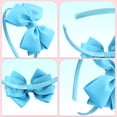thumbnail image 2 of CuteStreet 10 Pack Hair Bows Headband for Girls with Fashion Ribbon Bow Headband Grosgrain Bow Headband, 2 of 6