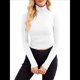 thumbnail image 1 of Camisetas de Larga para Mujer, Ropa Interior Térmica Básica de Otoño, Ropa de Invierno 2025 XXL, 1 of 9